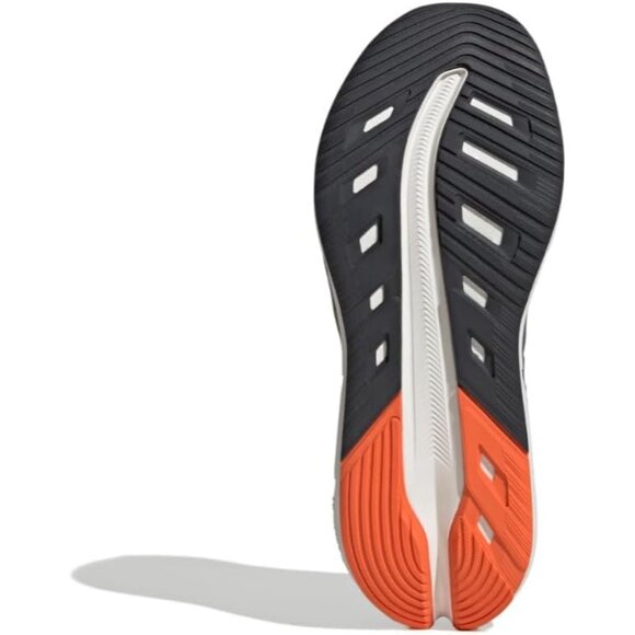 ⚡Adidas Men's Carbon/Carbon/Impact Orange Rubber Lace Closure Fashion Sneaker - Picture 5 of 9